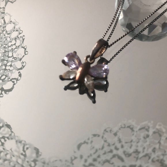 Sterling silver butterfly pendant  🦋 - Picture 1 of 5